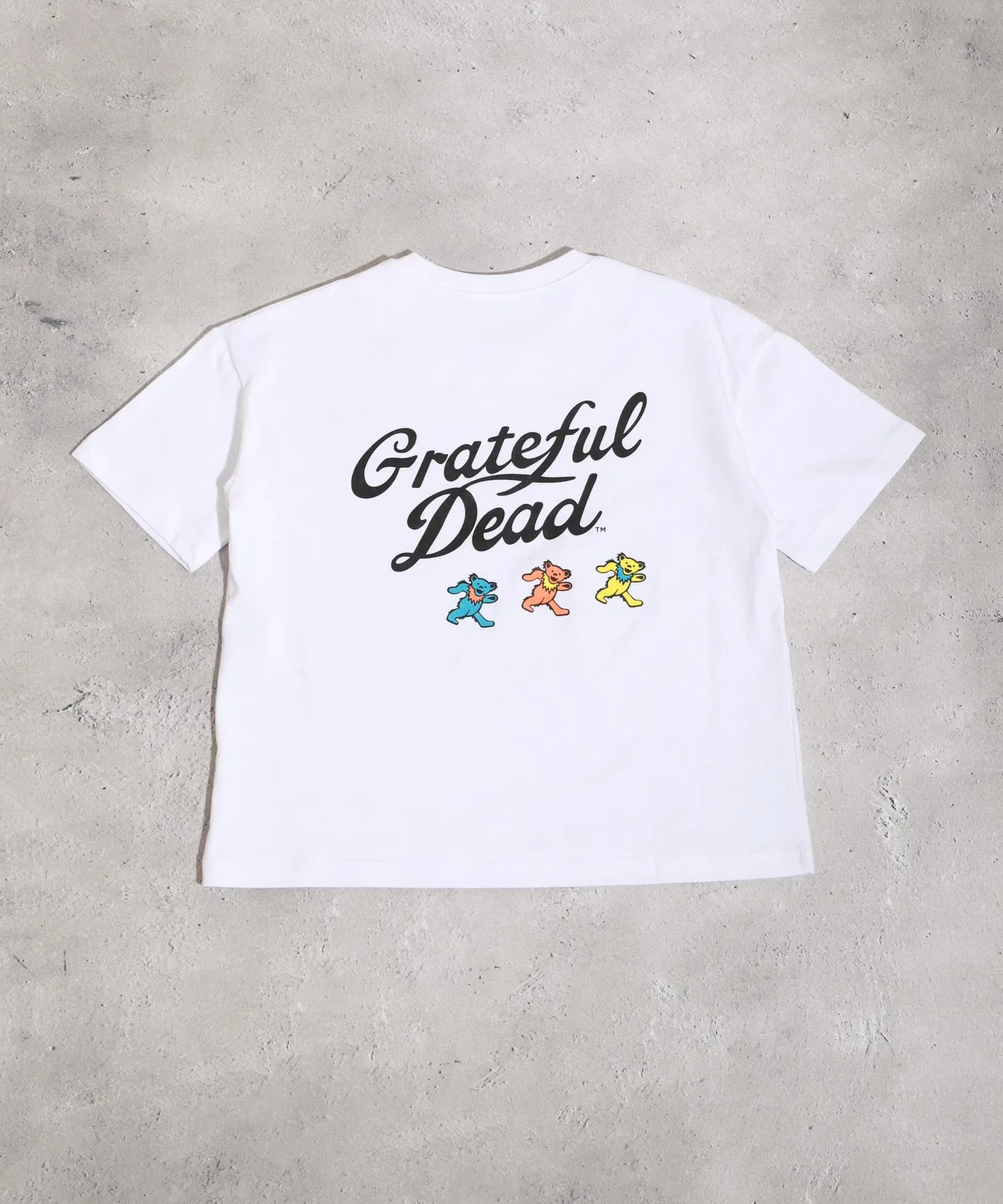 Детская футболка с принтом Big Grateful Dead, Черный — фото 3