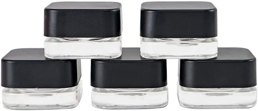 Косметическая баночка Jarvials, 10 шт, 5 мл, Black