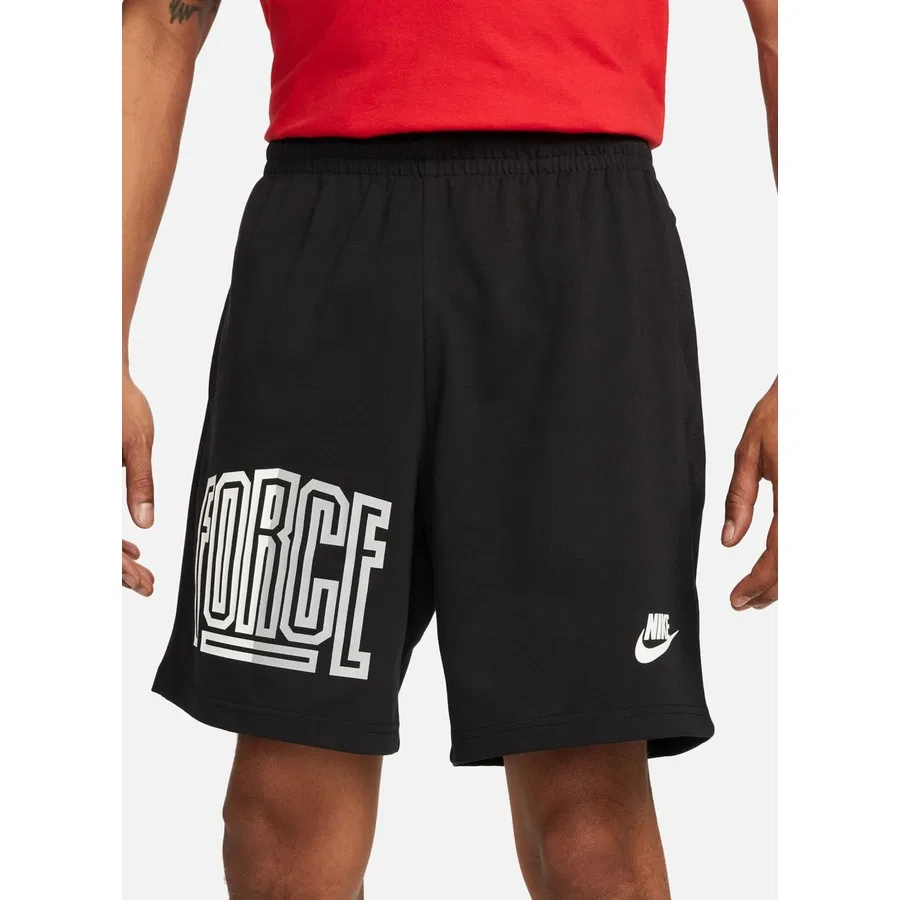 Шорты спортивные Regular Fit Nike FB6957-010, Черно-серо-серебристый