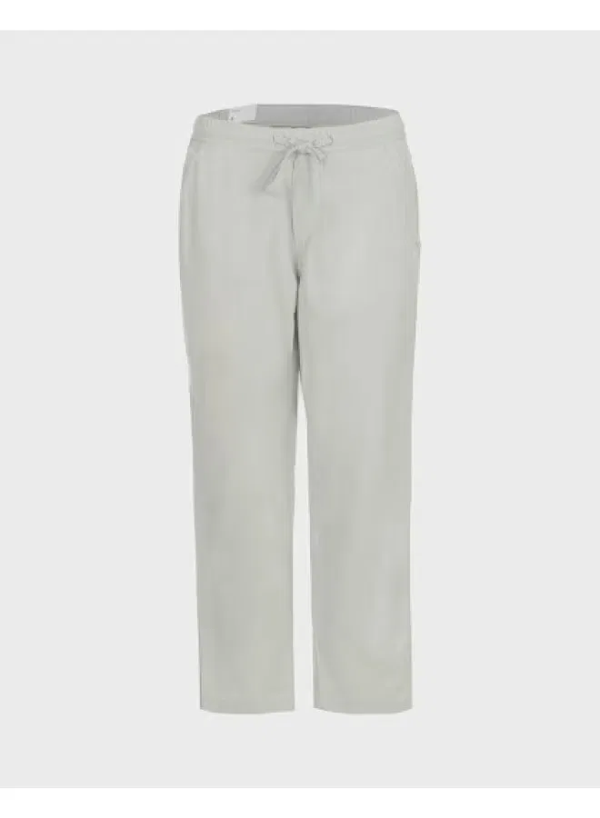 Брюки льняные повседневные Zara, светло-зеленый