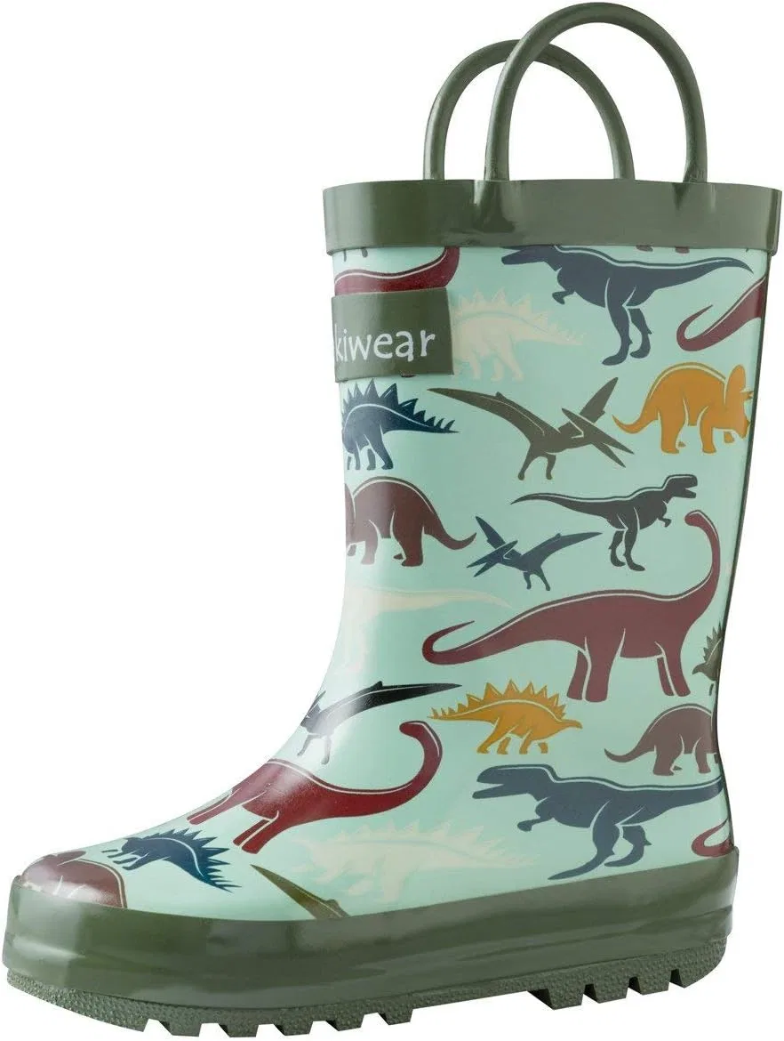Детские резиновые сапоги для девочек OAKI, Earthy Dino
