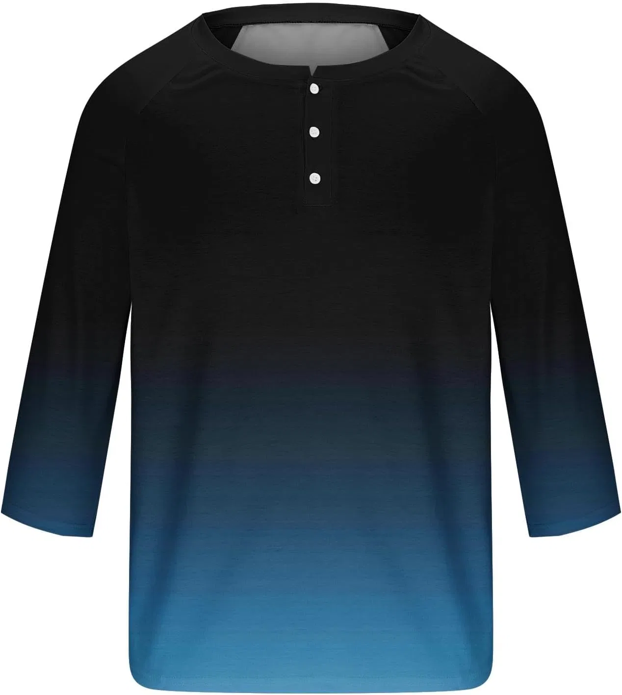 Мужская футболка с длинным рукавом хенли Regular Fit, Navy — фото 4