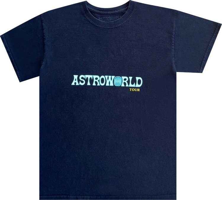 

Футболка Cactus Jack by Travis Scott Astroworld Tour Tee 'Black', черный