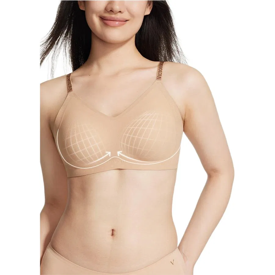 Женский бюстгальтер из коллекции Anti Gravity Victoria's Secret, 3xy0 Nude Pink-Heart — фото 3