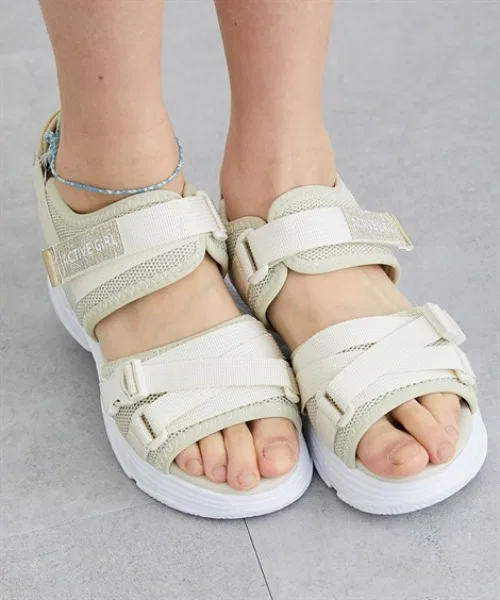 Детские спортивные сандалии-кроссовки для девочек QUNTSTYLE, Ivory