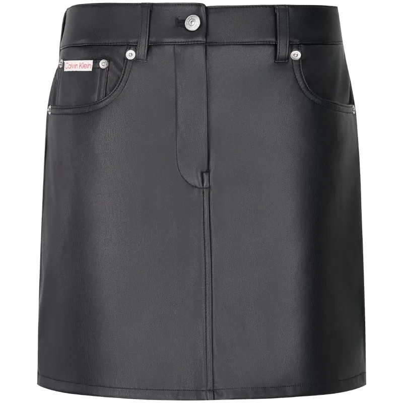 Женская юбка-карандаш Casual Short Skirts UB1 Space Black Calvin Klein, Black