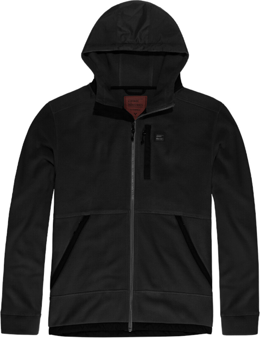 

Толстовка Vintage Industries Vitor Hollow Fibre Fleece на молнии, черная, Черный, Толстовка Vintage Industries Vitor Hollow Fibre Fleece на молнии, черная