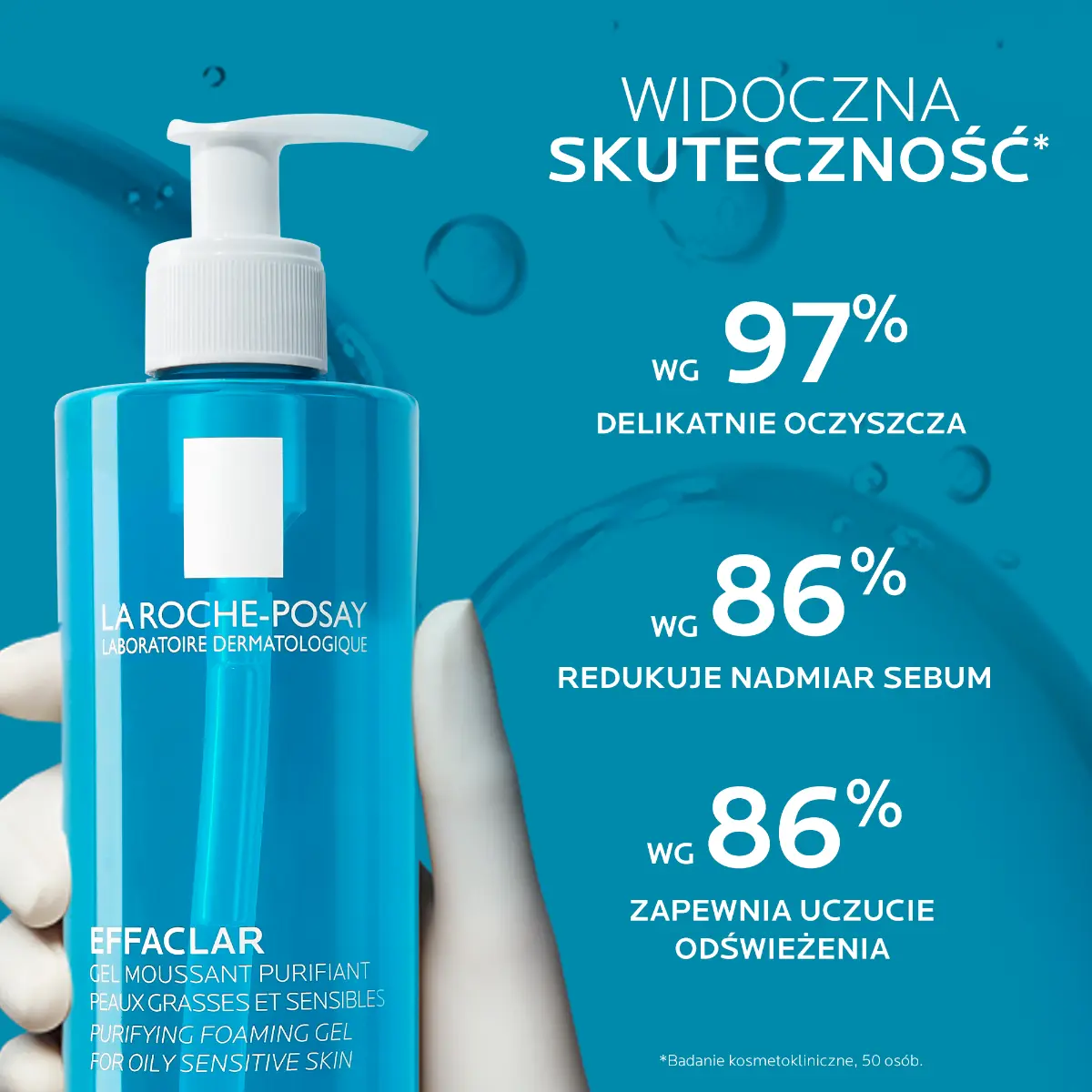 La Roche-Posay Effaclar гель для умывания лица и тела, 400 ml — фото 3