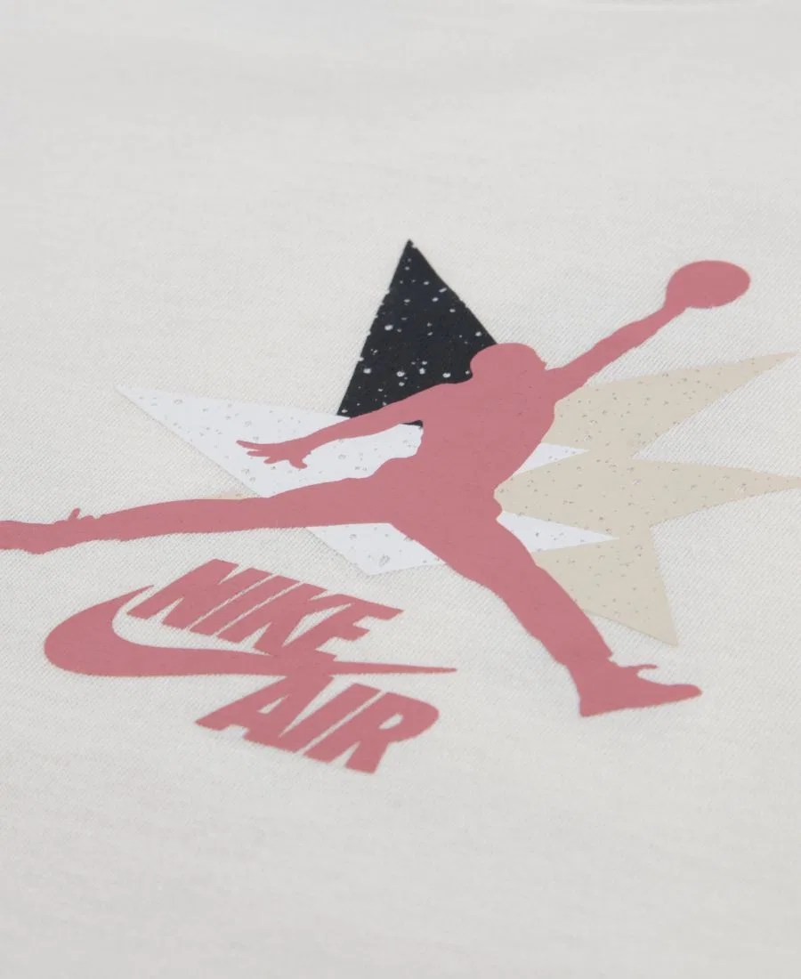 Футболка свободного кроя с принтом Geo Burst Flight Jordan, Chalk — фото 3