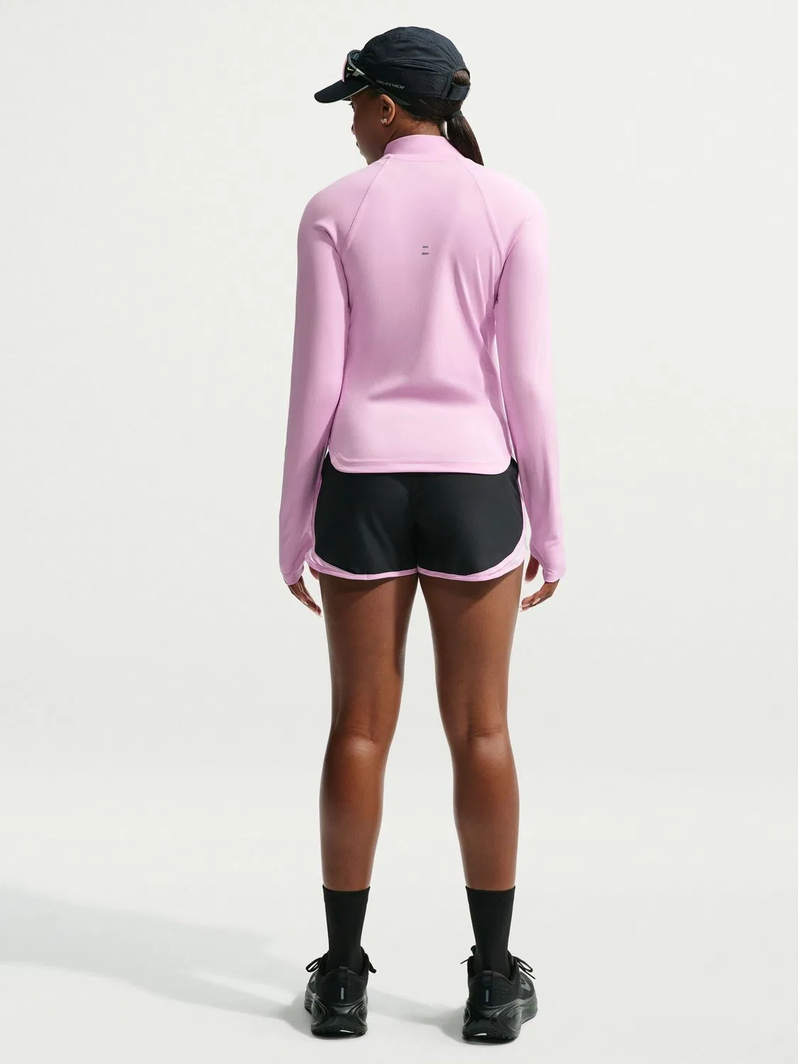 Топ для бега Nike Pink Rise Tempo Dri-FIT, розовый — фото 3