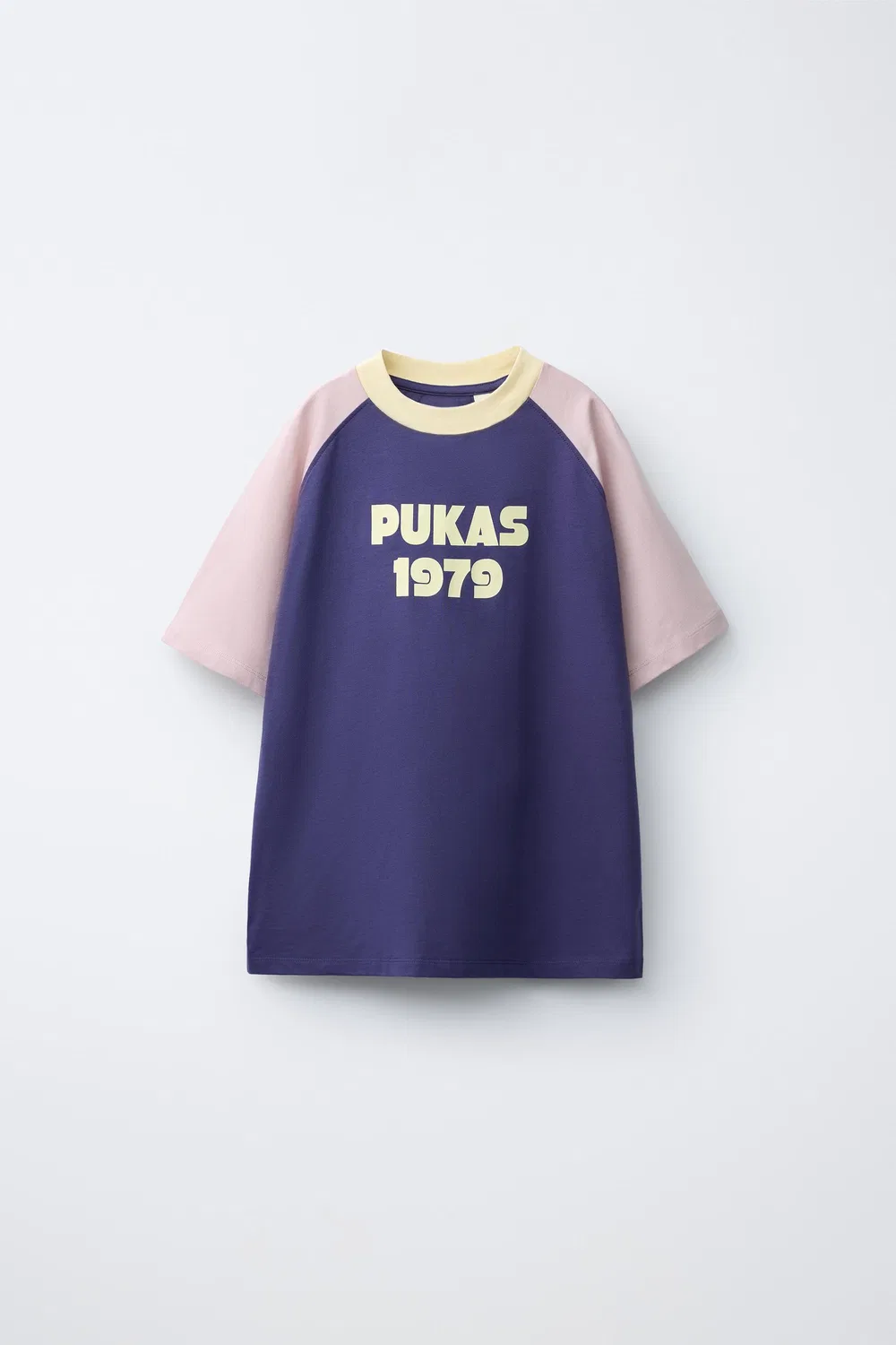 Футболка PUKAS SURF с рукавами реглан ZARA, Blue