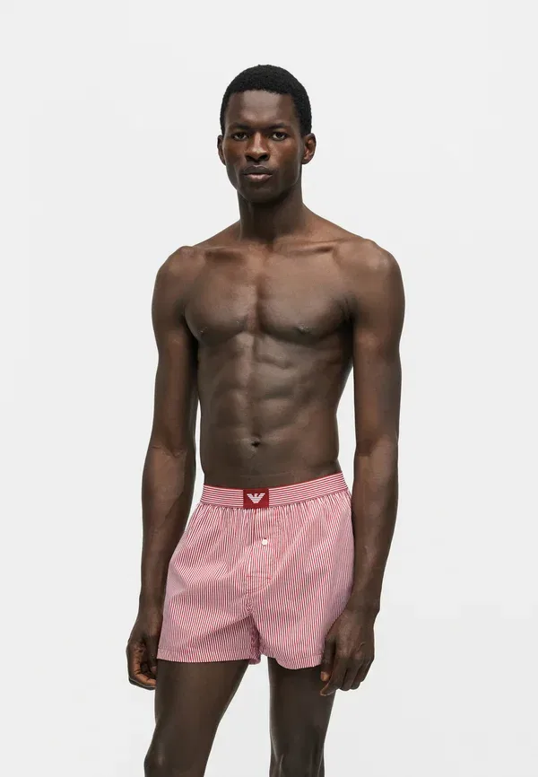 Комплект из 2 боксерских трусов с логотипом Emporio Armani