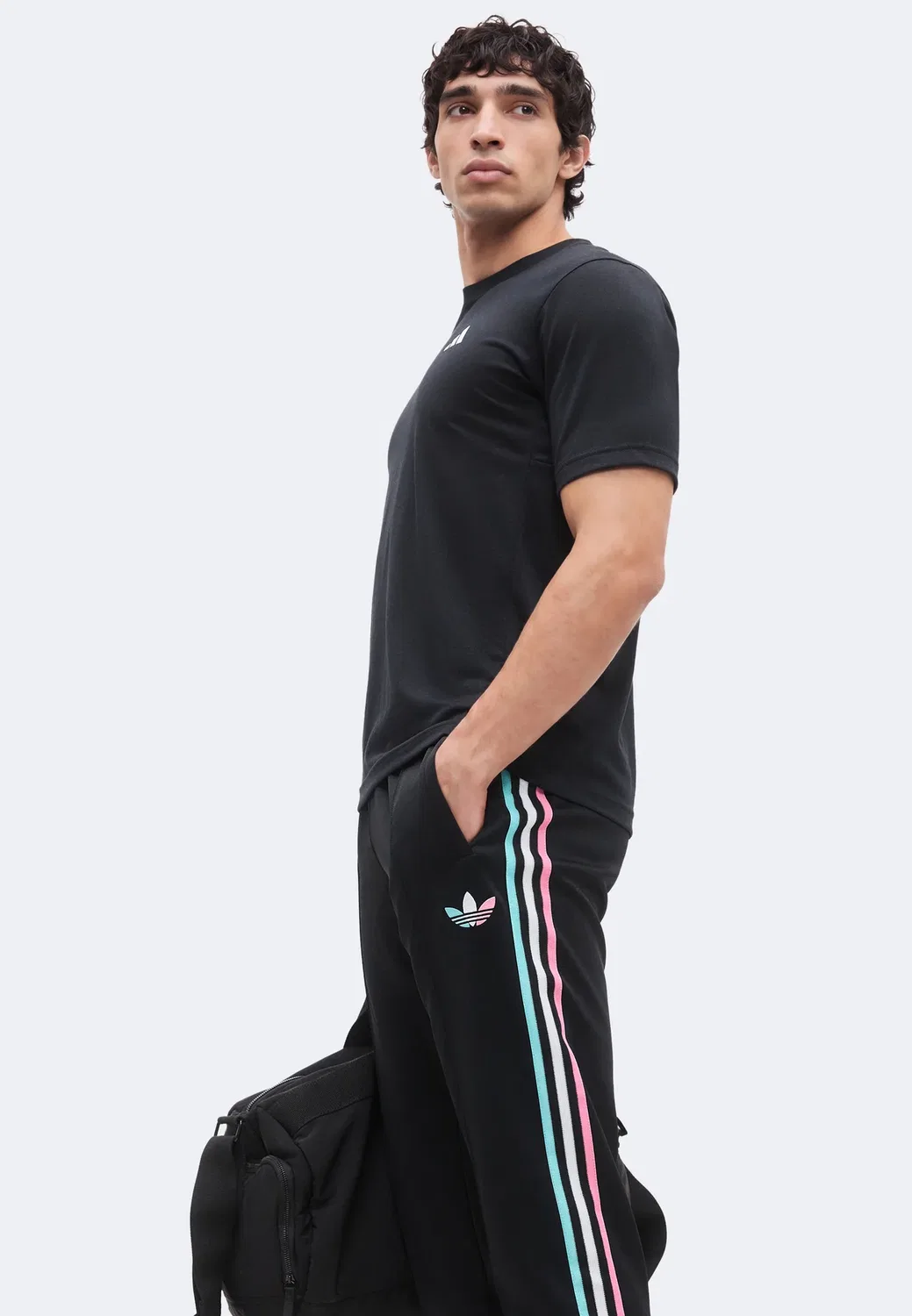 Спортивные штаны "Интер Майами" - клубная одежда Adidas Originals, Black — фото 4