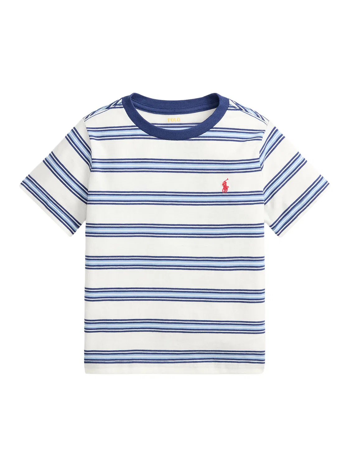 Футболка стандартного кроя для мальчика Polo Ralph Lauren, синий — фото 4