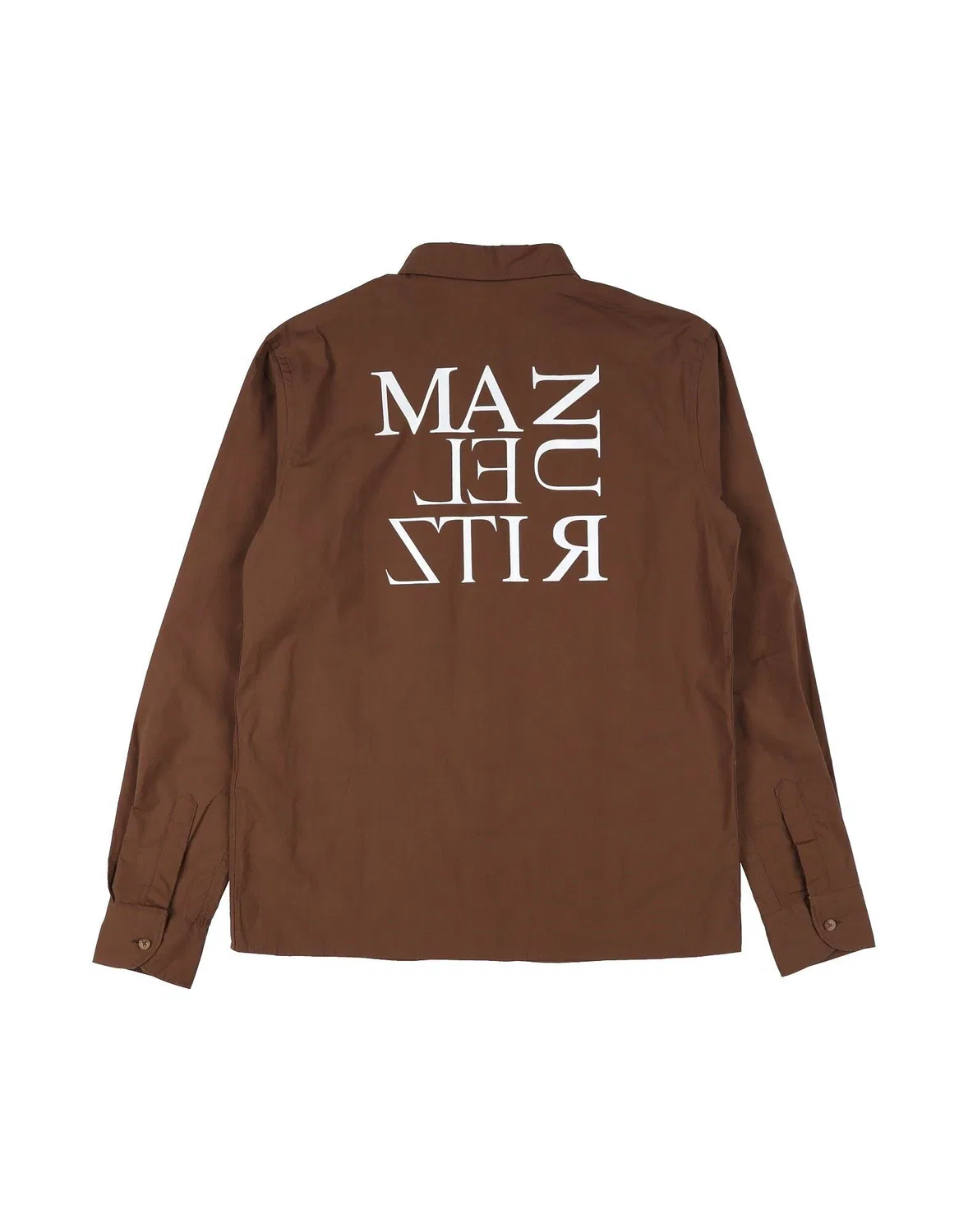 Мужская рубашка с длинным рукавом Manuel Ritz, светло-коричневый — фото 2
