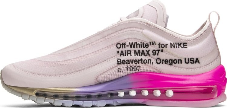 Кроссовки Nike Serena Williams x Off-White x Air Max 97 OG 'Queen', розовый — фото 4