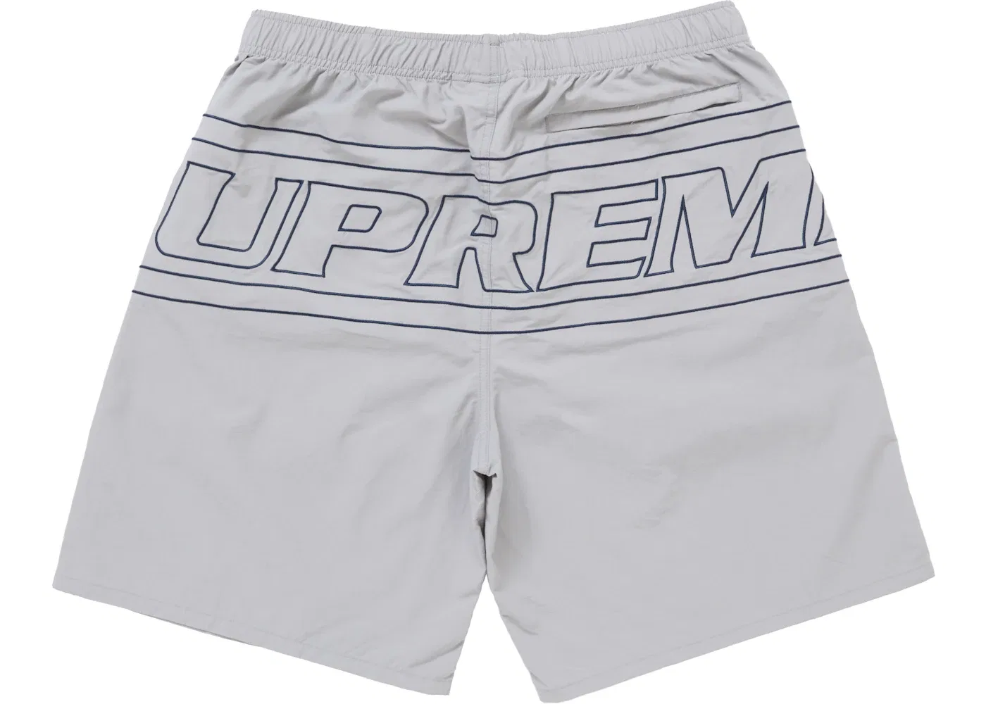 Мужские шорты с принтом Big Logo Supreme, Grey — фото 2