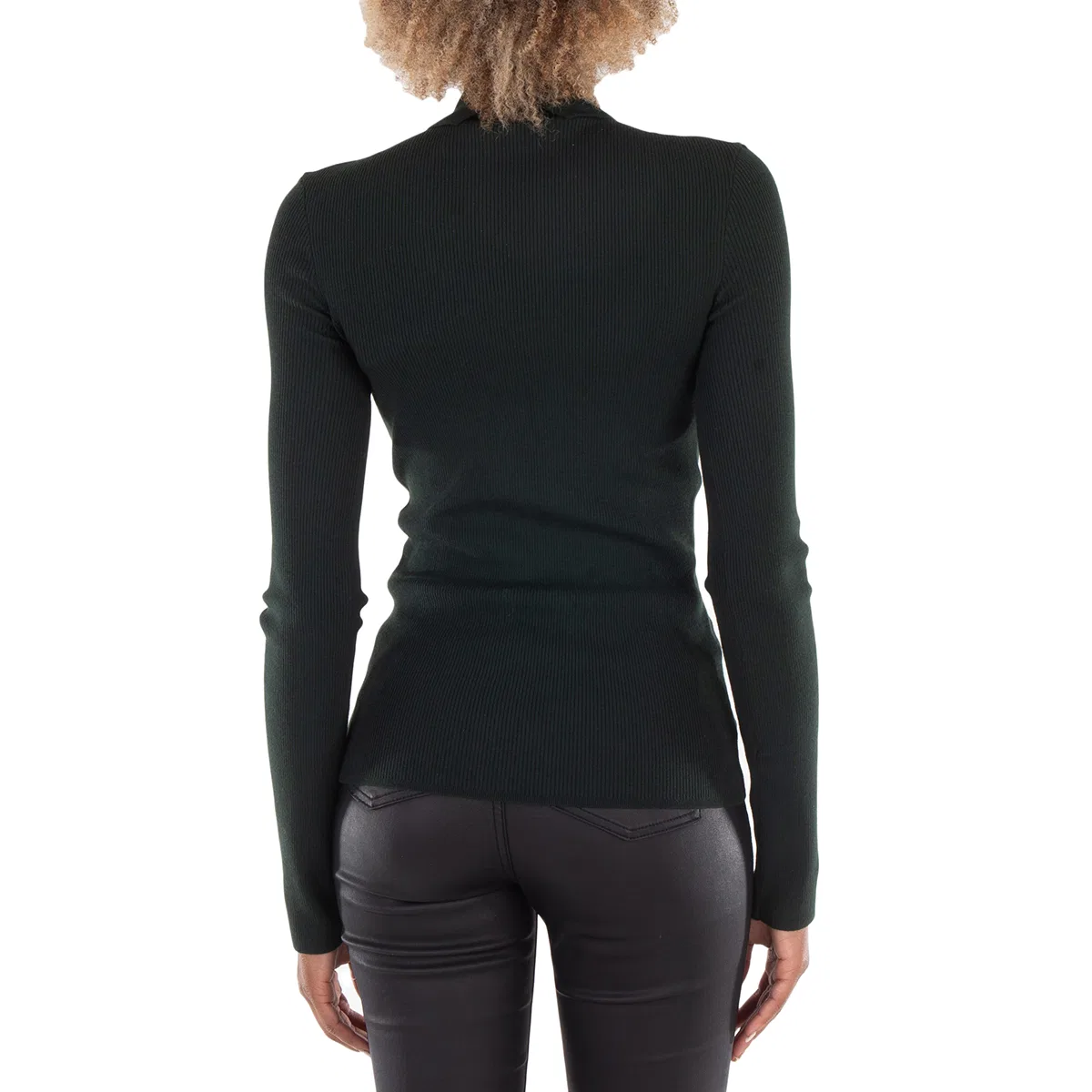 Женский джемпер из шерсти с длинным рукавом Long Sleeve Equestrian Knight Wool Jumper Burberry, Blue — фото 4