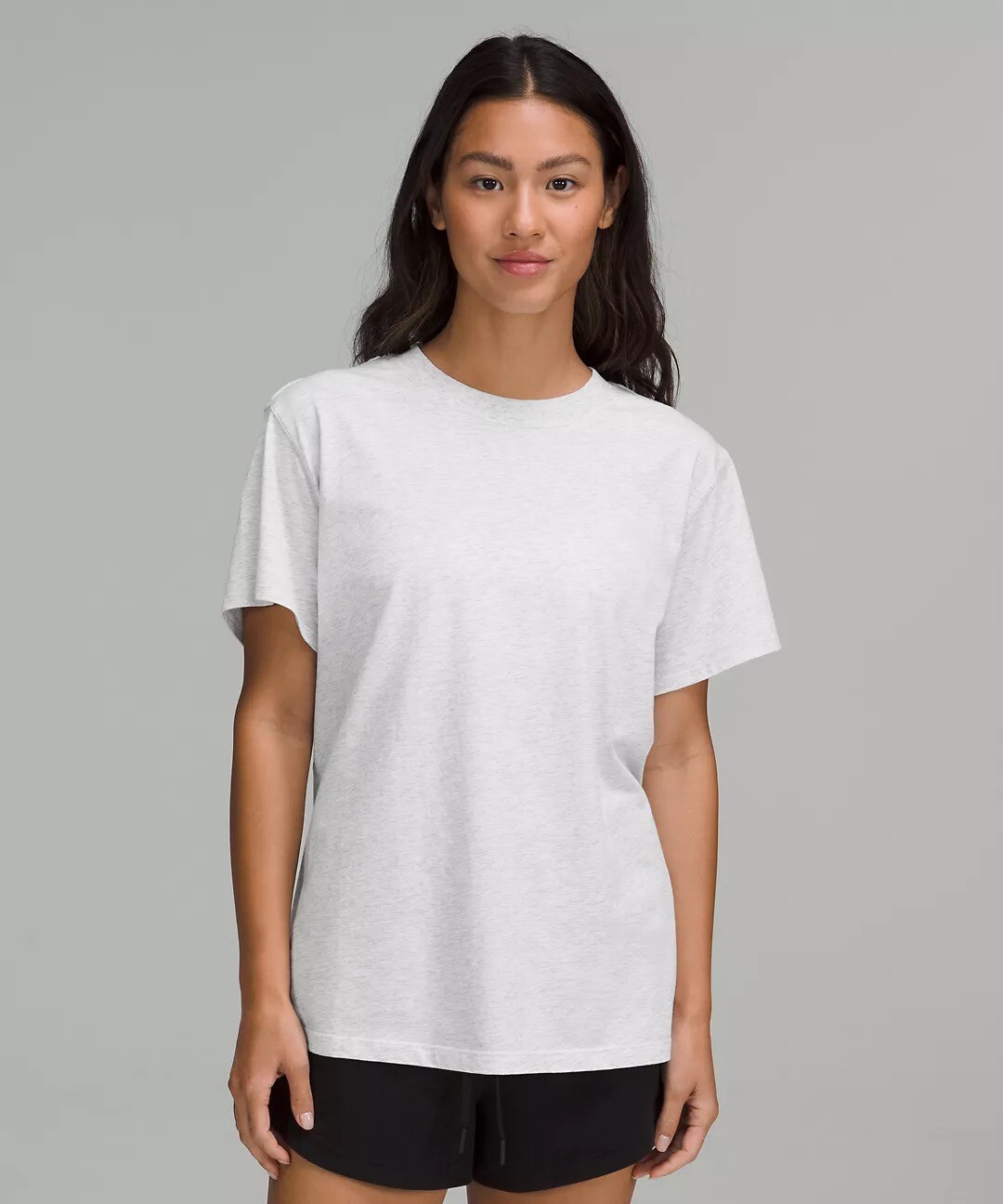 

Футболка Lululemon All Yours Cotton, светло-серый