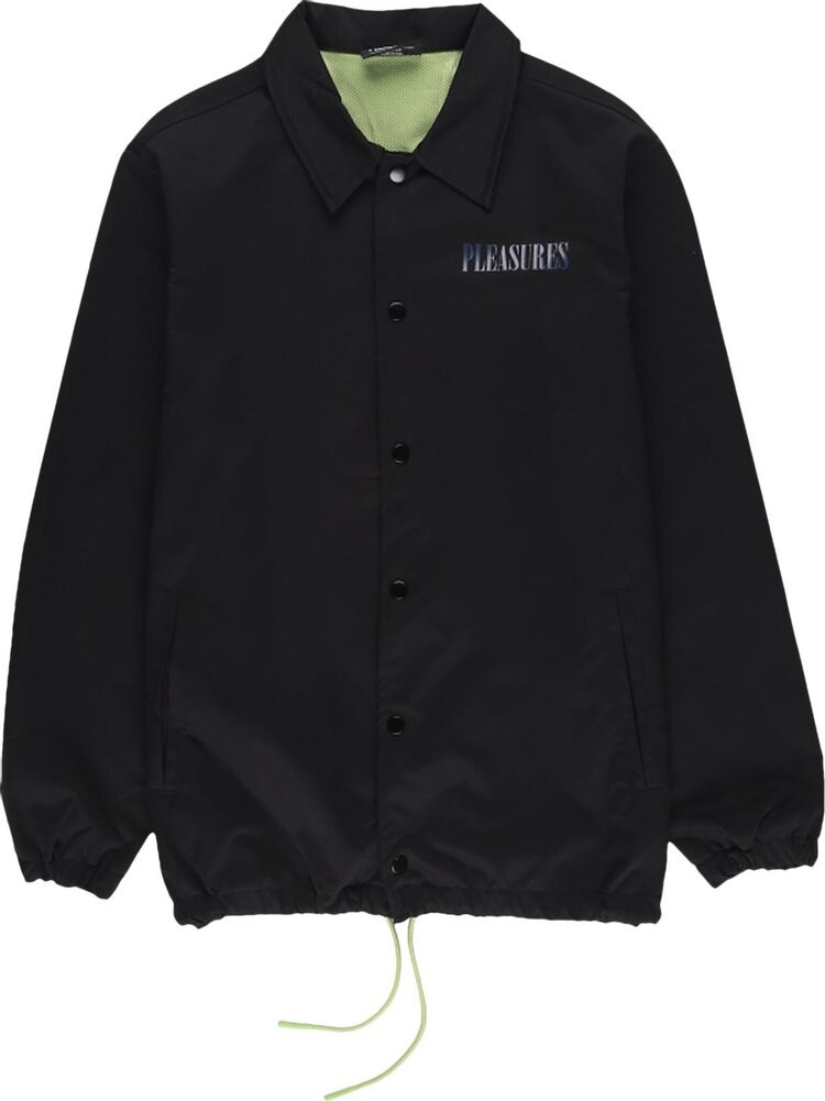

Куртка Pleasures Bended Coach Jacket 'Black', черный