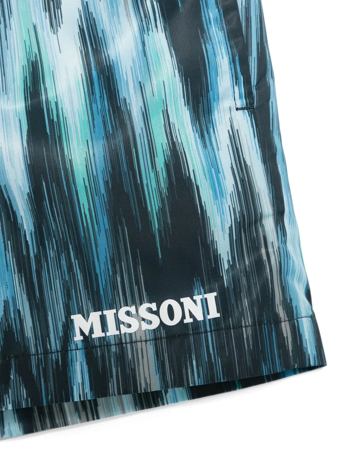 Плавательные шорты в полоску для мальчиков Missoni, полуночный синий — фото 3