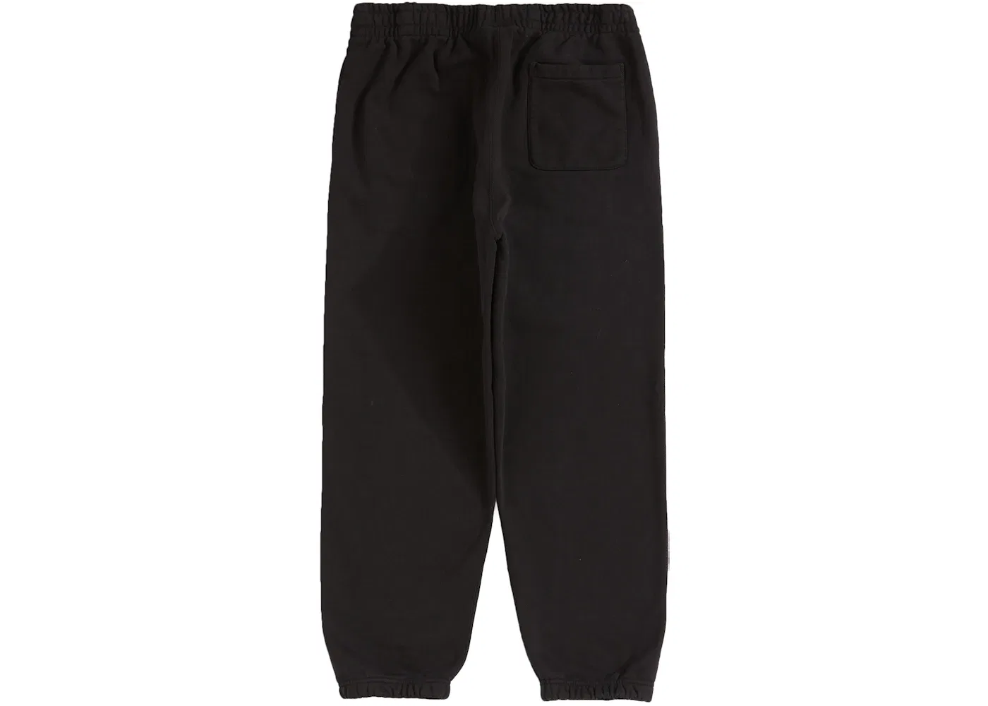 Мужские спортивные штаны с сатиновой аппликацией Supreme Sweatpant, Black — фото 2