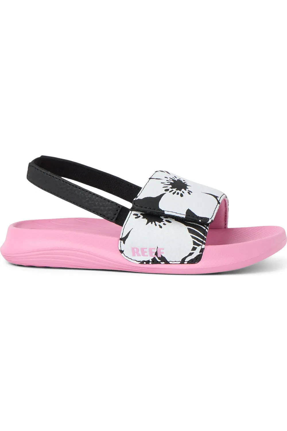 Сандалии детские регулируемые Little Salty Slingback Reef, черный/розовый — фото 2