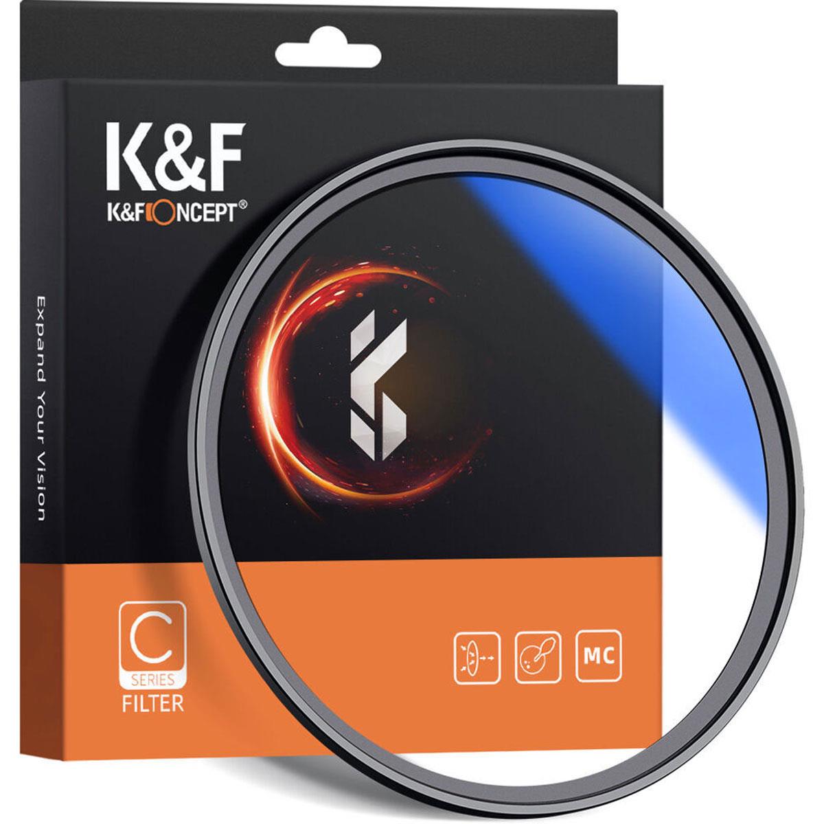 K&F Concept 40.5mm Blue coat MCUV - фото