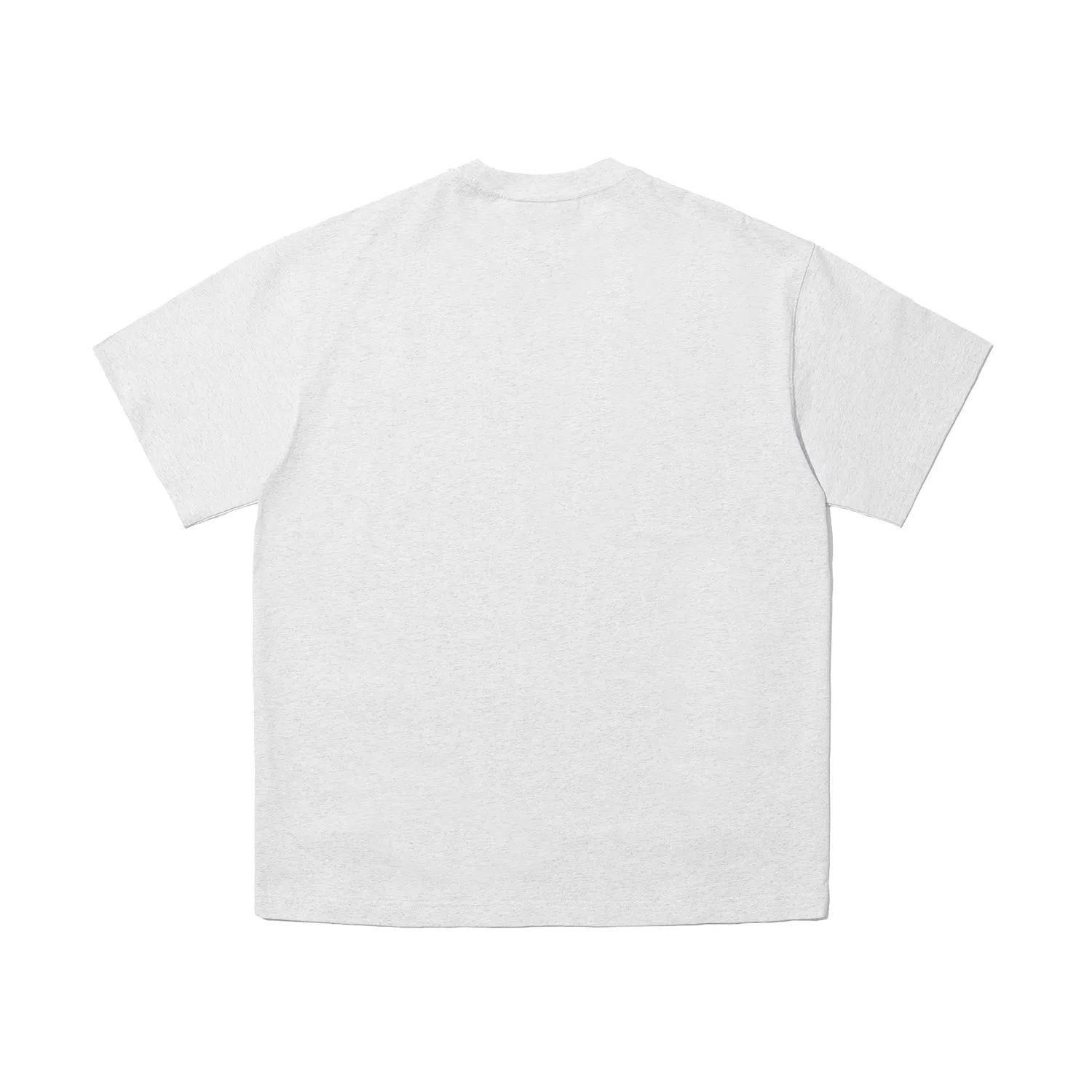 Детская футболка с круглым вырезом, тонкая Unisex Crew Neck Thin, NSTNEW START, White Heather Gray — фото 3