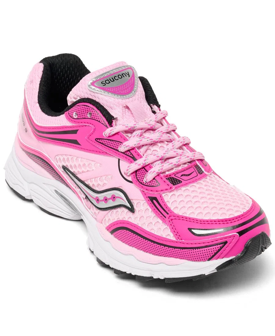Кроссовки беговые с верхом из дышащей сетки Saucony Omni 9, Fuchsia Pink