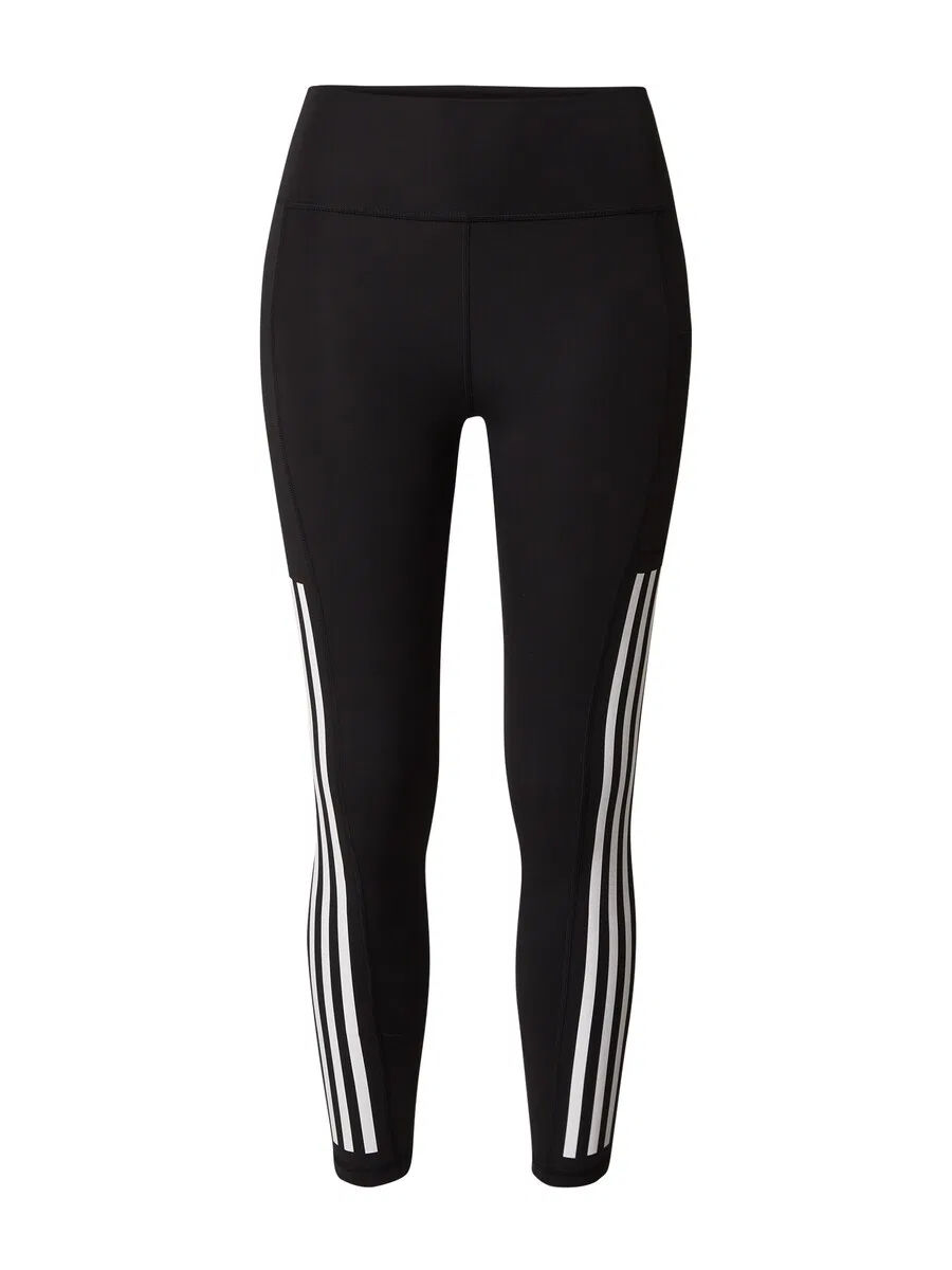 Спортивные брюки-скинни ADIDAS PERFORMANCE 'Optime 2.0' черного цвета