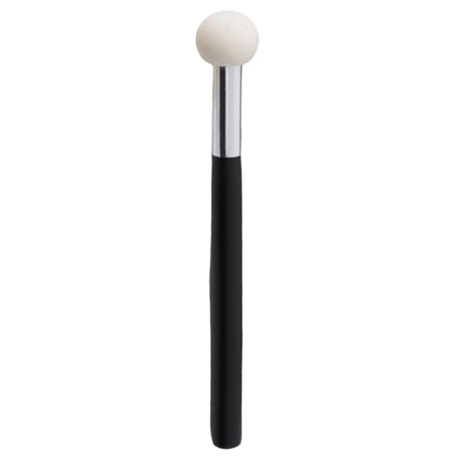 Кисть для макияжа Mushroom, синтетический ворс, 12.5 см, Black Generic