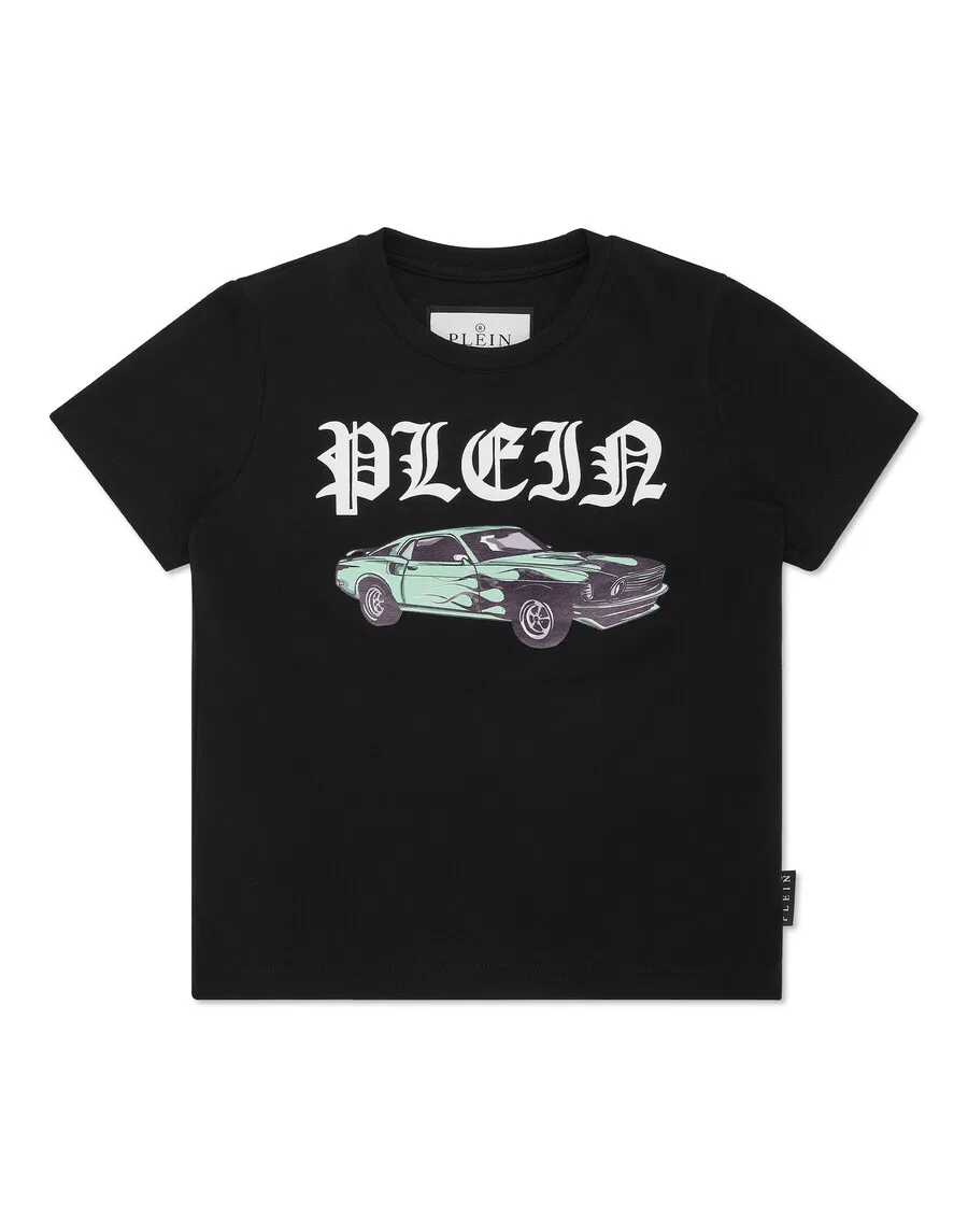 Футболка Philipp Plein 'Racing' черного цвета