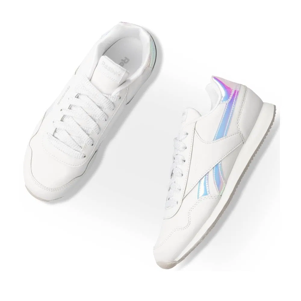 Детские кроссовки для девочек кожаные Royal Cljog 3.0 Reebok, Ftwr White Ftwr — фото 4