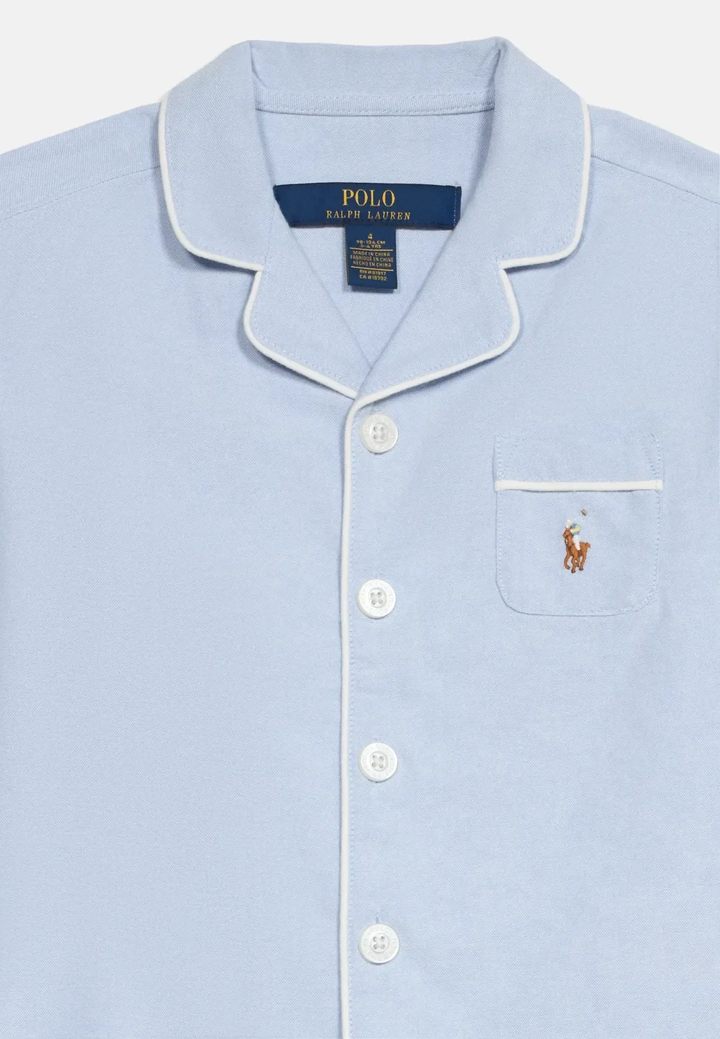 Комплект для сна Box унисекс - пижамная кофта Polo Ralph Lauren, Blue Hyacinth — фото 4