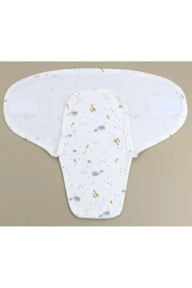 Детское боди для новорожденных с принтом Starry Elephant Swaddle Sebi Prime, Blue — фото 3