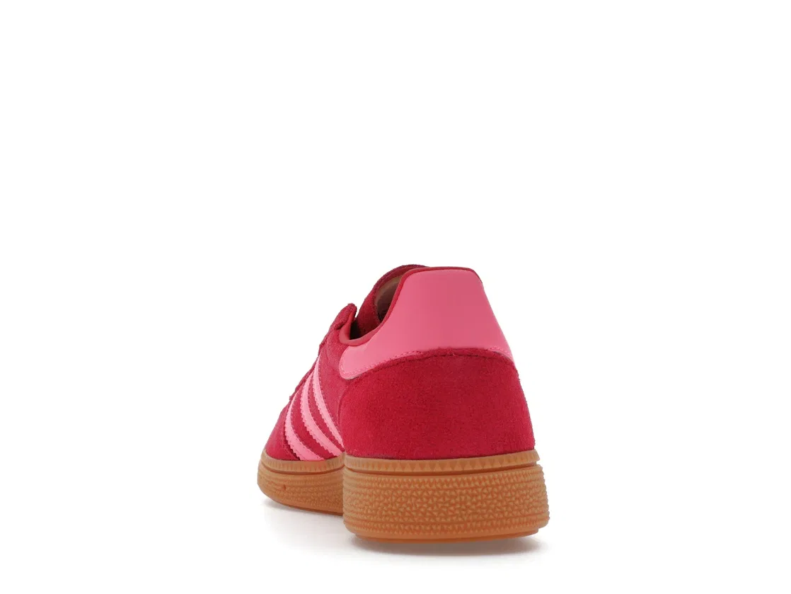 Детские кроссовки Lifestyle с замшевым верхом Adidas Handball Spezial, Ruby Red Lucid Pink Gum — фото 4