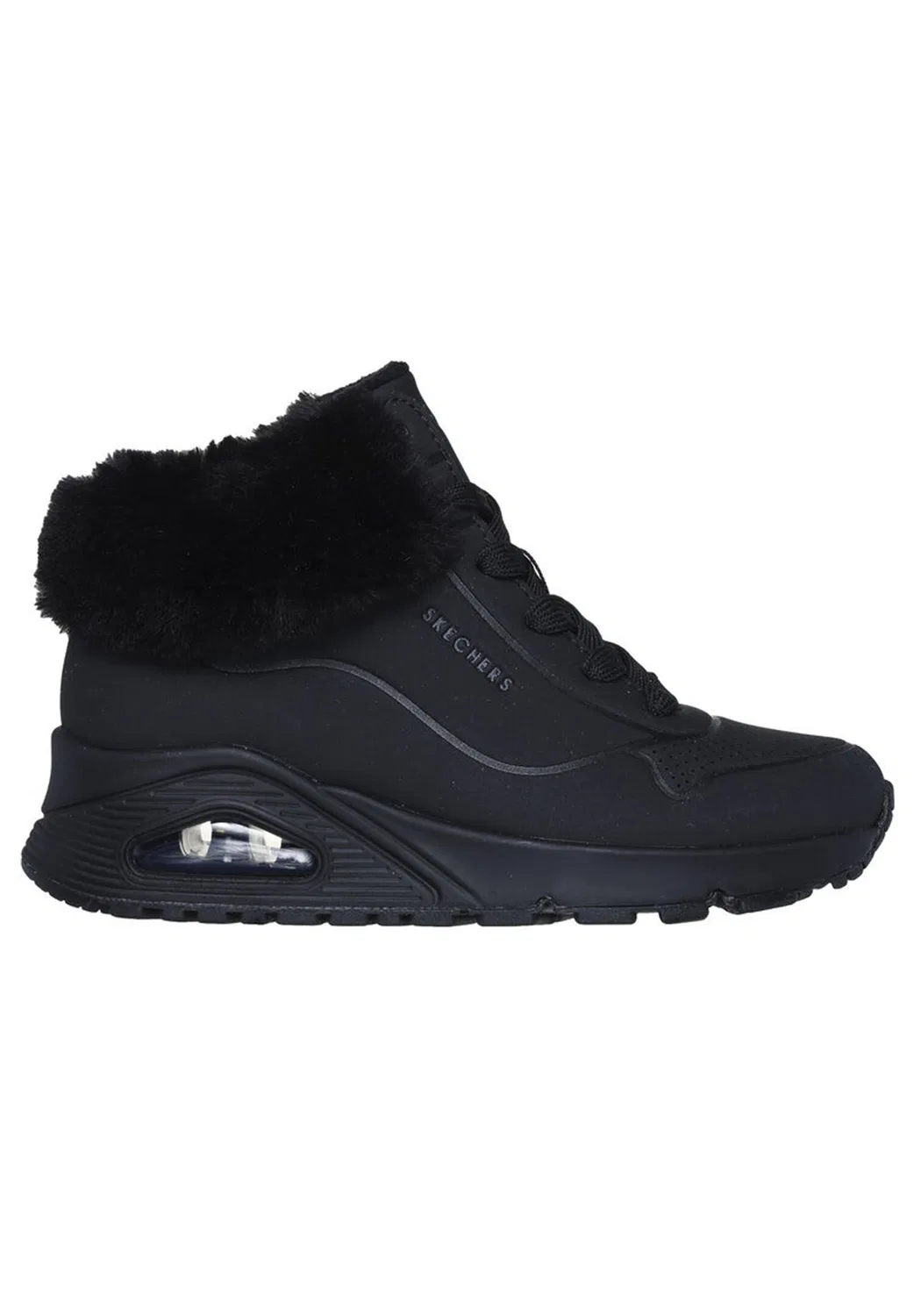Детские зимние ботинки-кроссовок UNO Fall Air от Skechers, Черный — фото 2