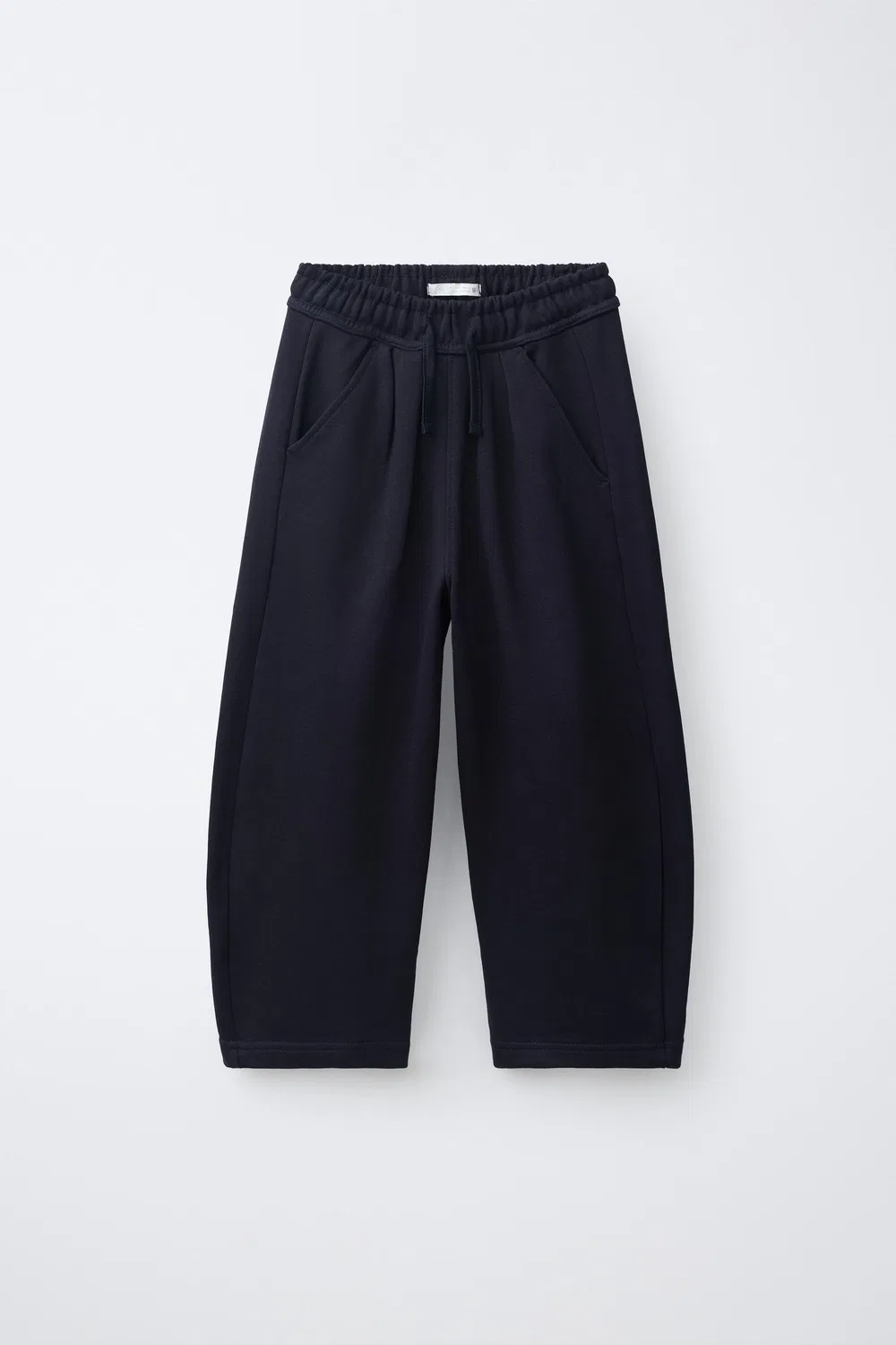 Свободные плюшевые брюки ZARA, Dark navy