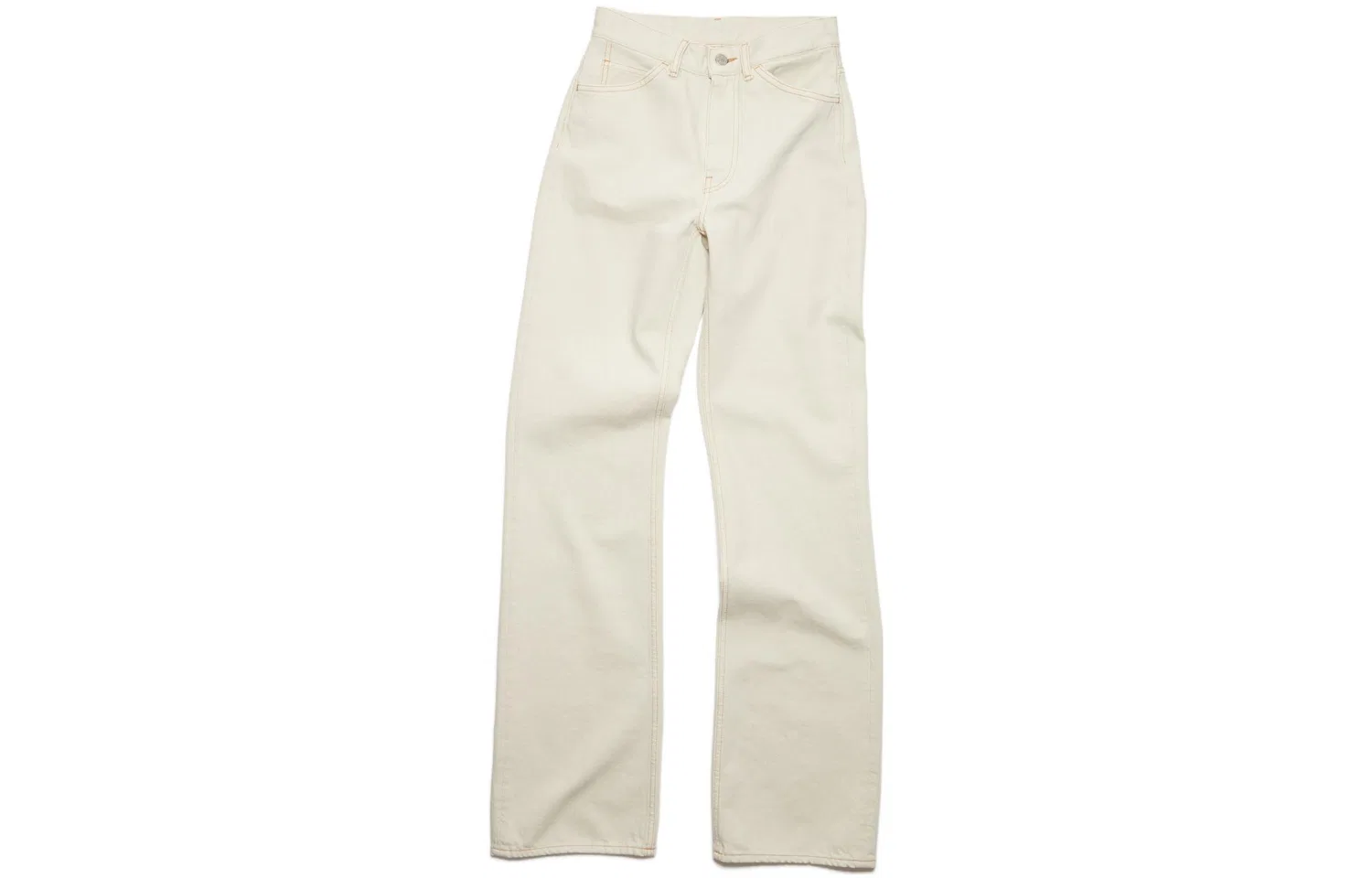 Женские джинсы прямого кроя Acne Studios, White