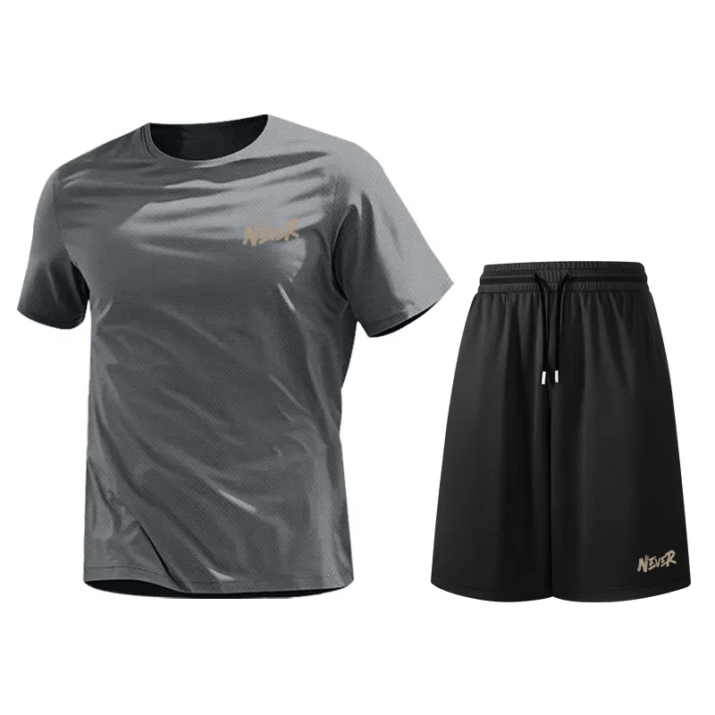 Детский спортивный костюм с принтом Tonlion, Цвет Deep Grey Black