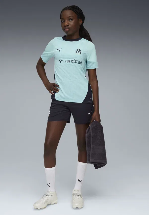 Футболка дышащая Olympique de marseille unisex - club wear Puma, Safe Lake New темно-синий — фото 3