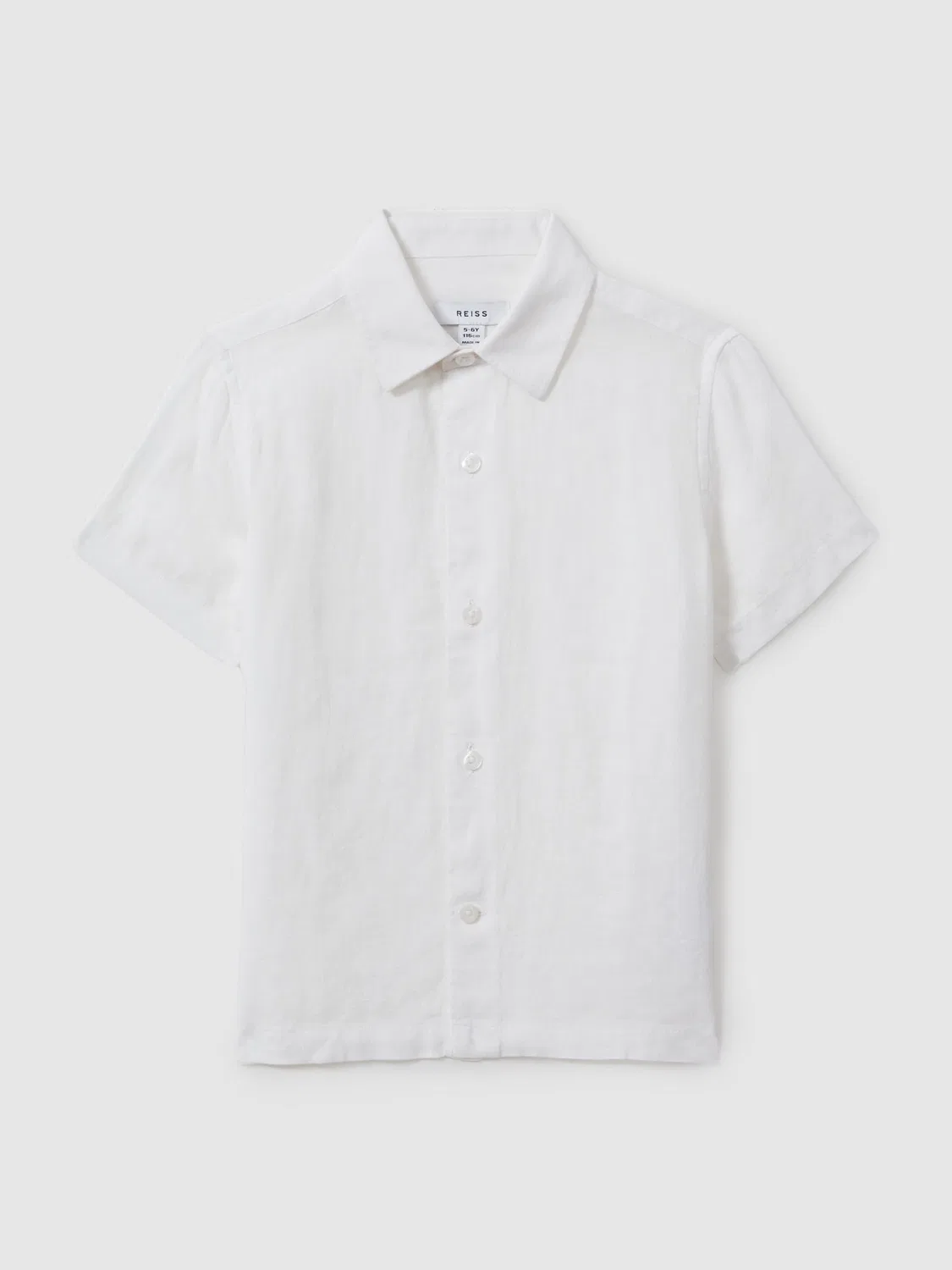 Рубашка Holiday, льняная Reiss, белый