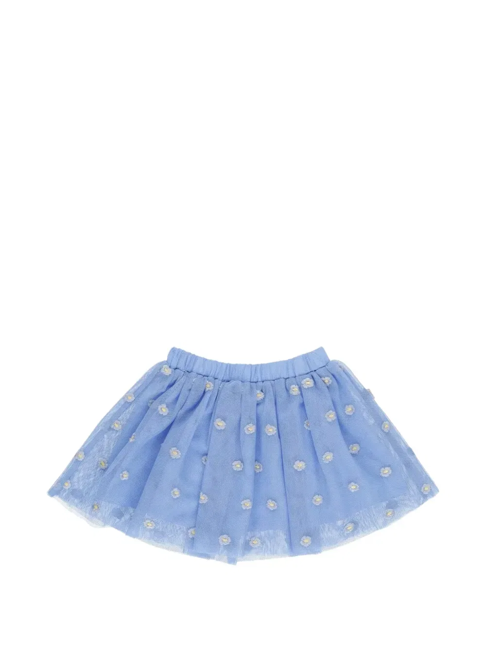 Тюлевая юбка с вышивкой Stella Mccartney Kids, синий