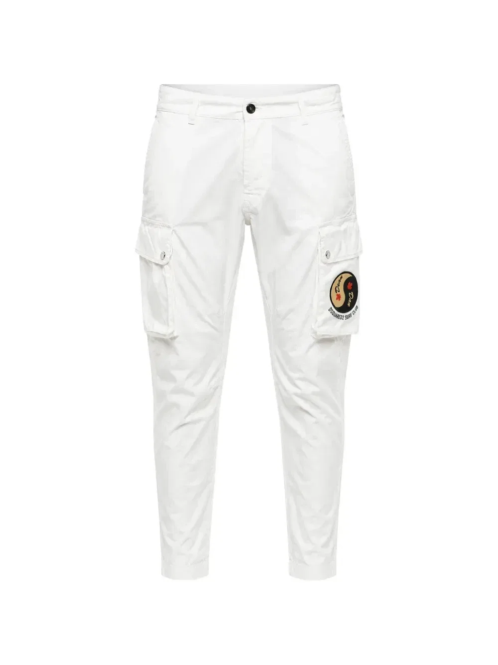 Брюки Dsquared2 Sexy Cargo Fit с нашивками, белый