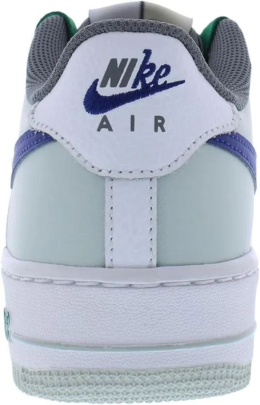 Детские кроссовки для мальчиков Air Force 1 LV8 Nike, Light Silver/Deep Royal Blue — фото 3