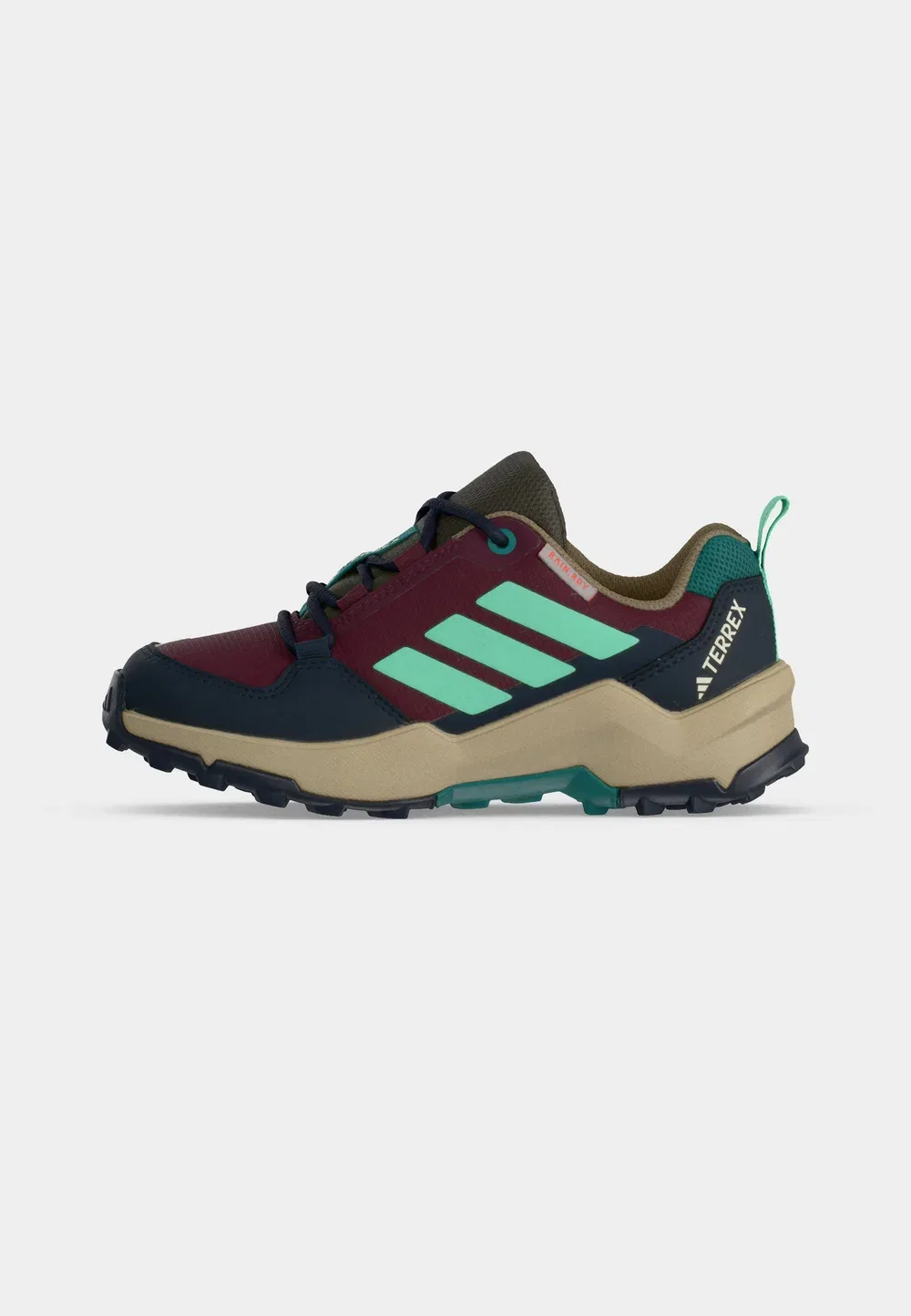 Унисекс походные ботинки Ax4R Adidas Terrex, Maroon/Pulse Mint/Legend Ivy — фото 2