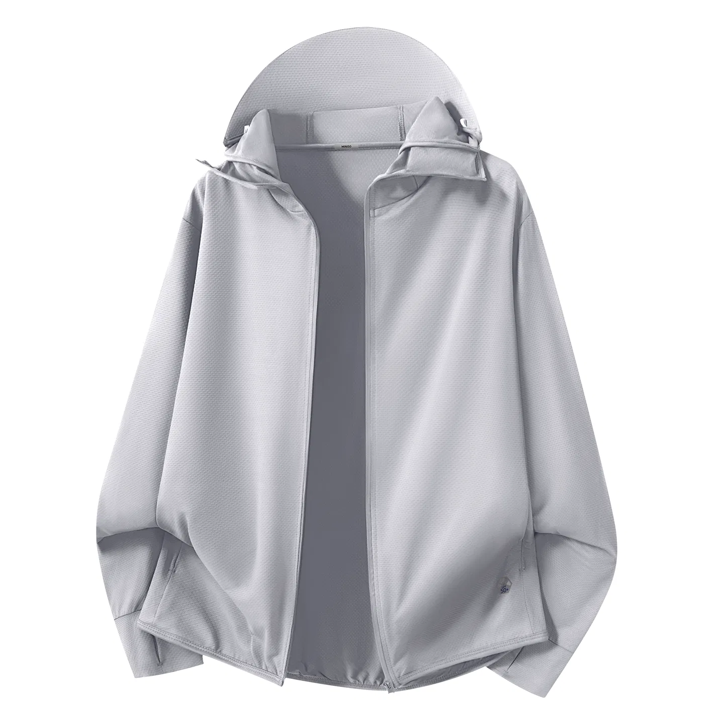 Детская куртка для защиты от солнца с капюшоном MINISO, Dark Gray — фото 4