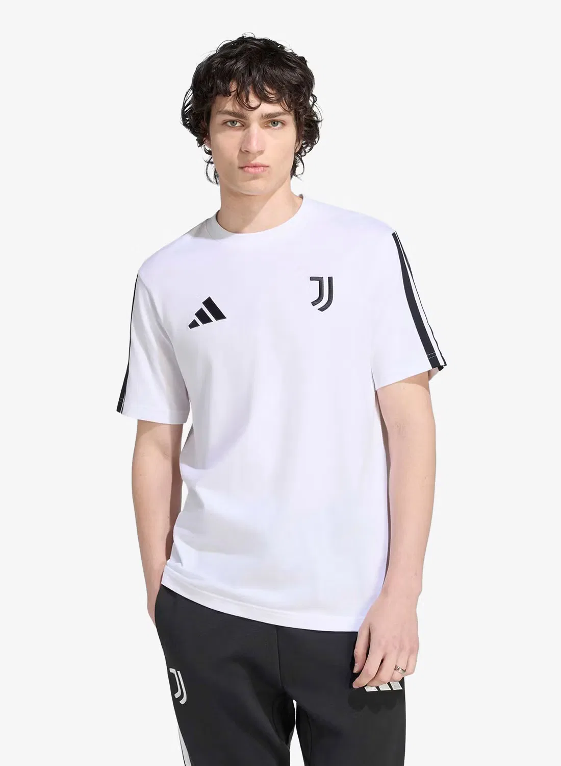 Футболка с принтом Juventus DNA Adidas, белый