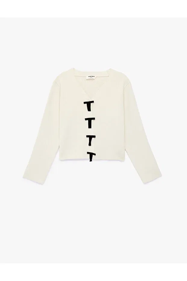 Детский кардиган с длинным рукавом Koton, Beige